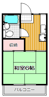 奥田荘202 駅近でコスパ の良い部屋です