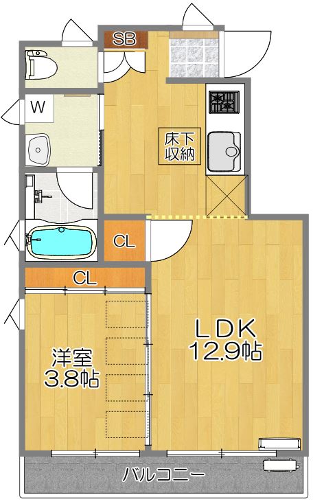 アイル新高円寺A1 超駅近徒歩2分 2人入居可!