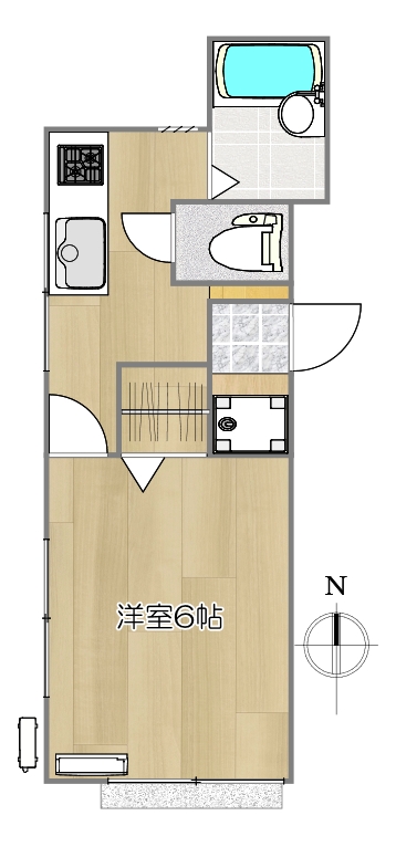 パンシオン大和101 静かな生活を望む方に最適